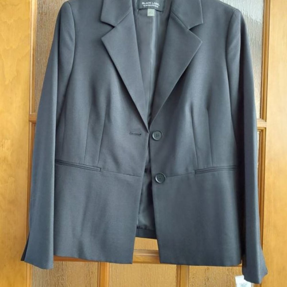 black suit jacket